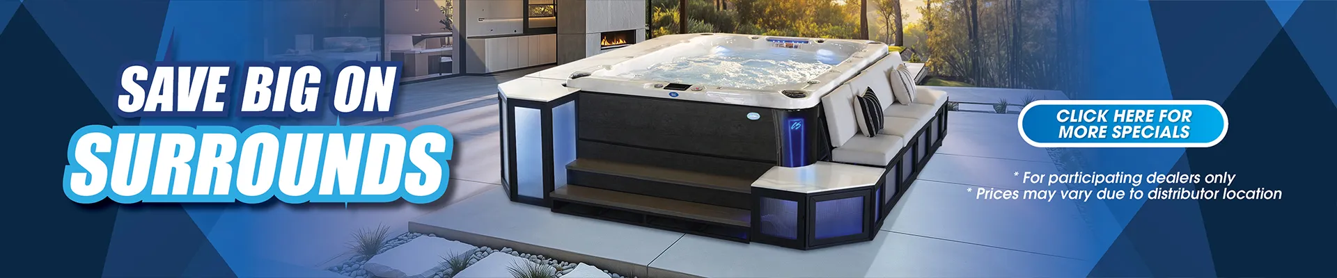 Calspas hot tub being used in a family setting - Conway