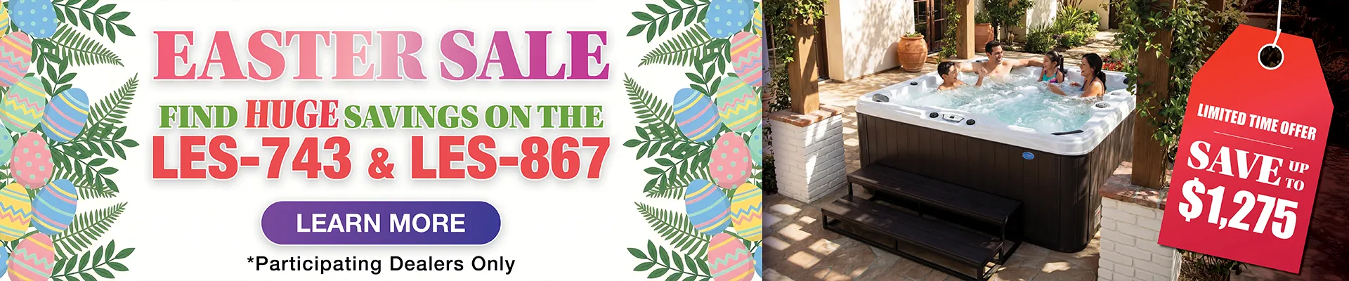 Calspas hot tub being used in a family setting - Conway