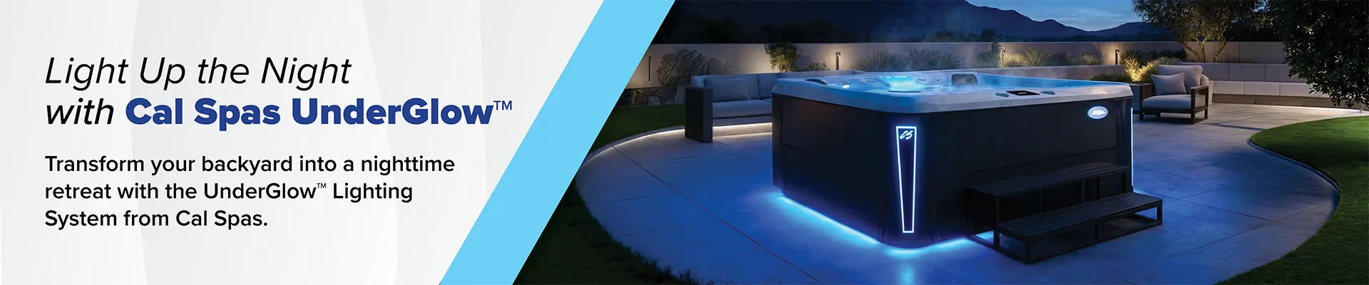 Calspas hot tub being used in a family setting - Conway